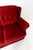 1960s Mid Century Tufted Back Ruby Red Sofa For Sale - Image 11 of 14