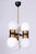 Mid-Century Modern Mid-Century Chandelier in Brass and Opaline Glass, Czech, 1960s For Sale - Image 3 of 11