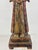 Burgundy Vintage Asian Carved Wood Lamp For Sale - Image 8 of 10