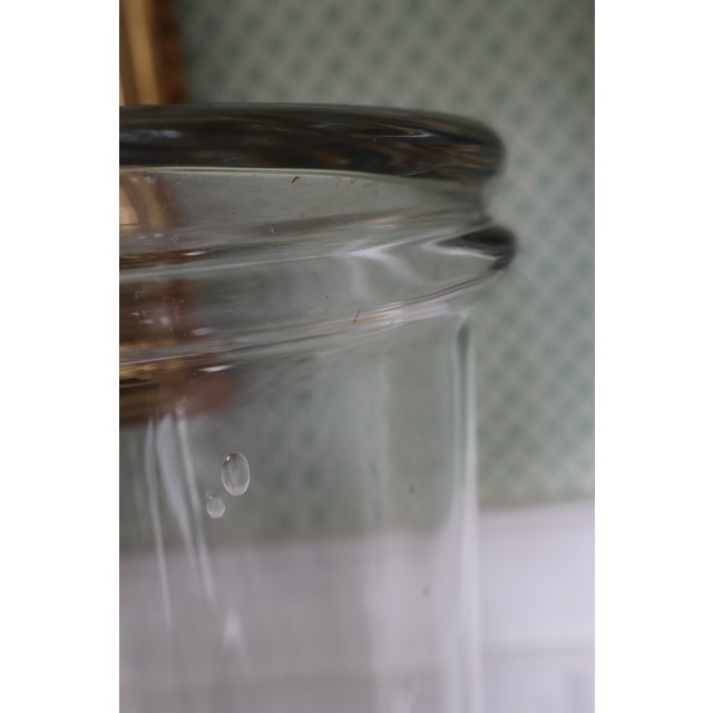 1970s Don Shepherd for Blenko No. 7727l “Bamboo” Crystal Glass Floor Vase For Sale - Image 13 of 16