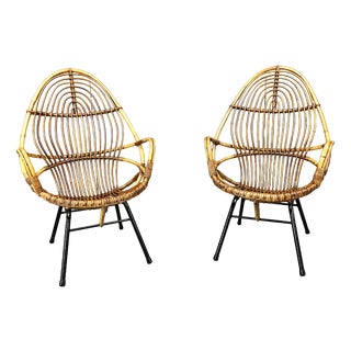 Set of Mid-Century Chairs attributed to Rohé Noordwolde, Netherlands, 1960s For Sale