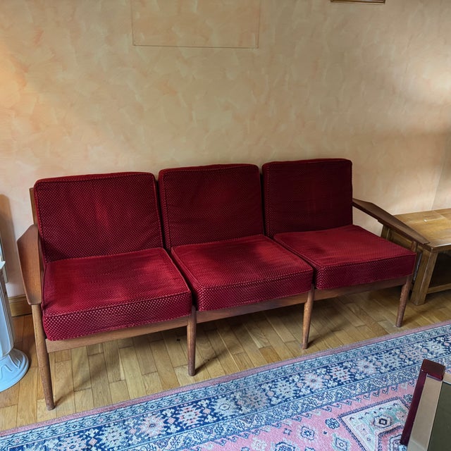 Mid-Century Modern Teak Seating Group by Arne Vodder for Glostrup, 1960s, Set of 3 For Sale - Image 15 of 18