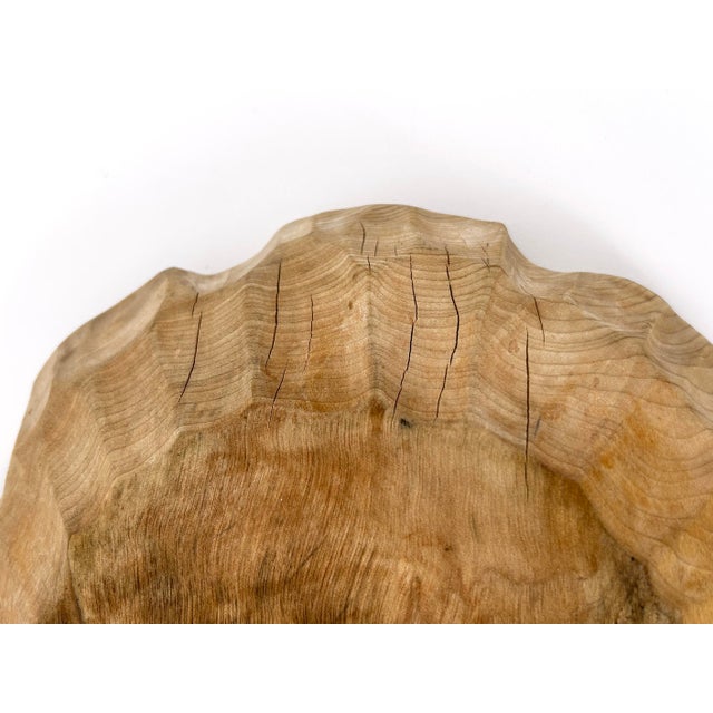 Anthroposophical Hand-Carved Wood Bowls, 1960s, Set of 2 For Sale - Image 15 of 18