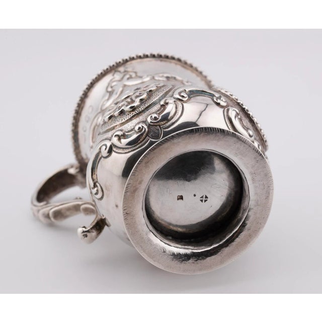 English Antique English Sterling Silver Christening Cup, 1858 For Sale - Image 3 of 5