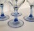 French Cristal d'Arques Azur Glasses- Set of 4 - New in Box For Sale - Image 3 of 6
