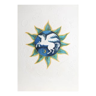 Pegasus Astrological Chart From the Zodiac of Dreams Series, Judith Bledsoe For Sale