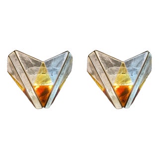 Vintage Wall Lights by Longobard, 1970, Set of 2 For Sale