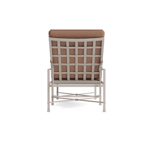 Brown Jordan Brown Jordan Venetian Adjustable Chaise Lounge, Dove frame with Fusion Clay fabric For Sale - Image 4 of 11