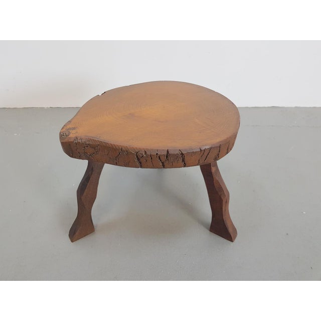 Mid-Century Brutalist Tree Trunk Side Table, 1960s For Sale - Image 4 of 6