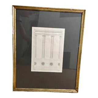 1842 Ionic Order Column Print For Sale