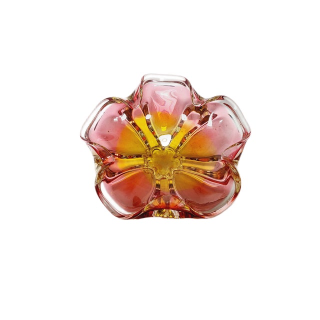 1970s Decorative Bowl by J. Hospodka for Chribska Glassworks, Czechoslovakia, 1960s For Sale - Image 5 of 11