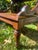 An elegant pair of Victorian-style mahogany library steps featuring two fixed wooden treads, beautifully shaped scroll...