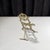 A beautiful solid brass easel stand. Crafted from cast brass, this decorative display piece features intricate Baroque-...