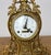Rococo Vintage Style Clock in Brass For Sale - Image 3 of 14