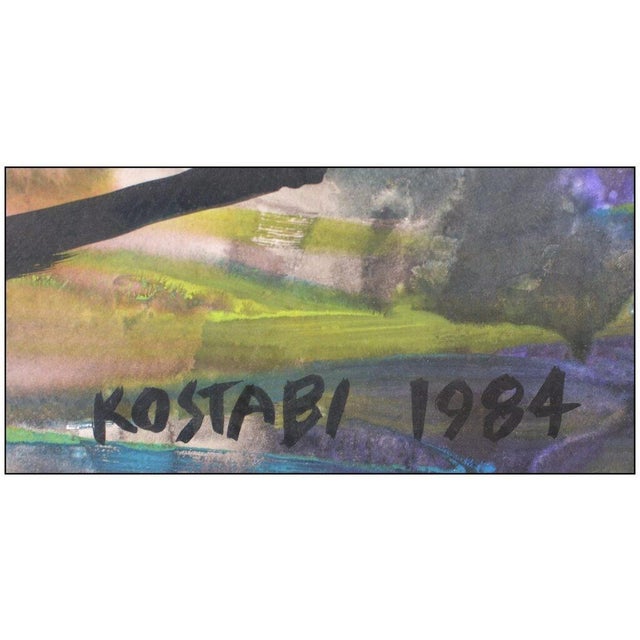 Surrealism Late 20th Century Moral Decision, Mark Kostabi For Sale - Image 3 of 4