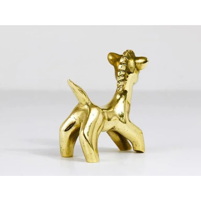 Mid-Century Brass Horse Figurine by Walter Bosse for Hertha Baller, Austria, 1950s For Sale - Image 6 of 9
