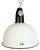 Soviet Industrial White Enamel Pendant Lamp, 1960s For Sale