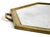 Vintage Brutalist Serving Tray in Aluminum and Brass by David Marshall, 1970s For Sale - Image 12 of 18