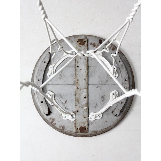 Antique Ice Cream Parlor Table and Chair Set For Sale - Image 12 of 12