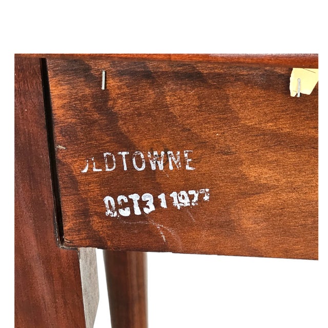 Brown Statton Americana Colonial Console Table Sofa Table 37" For Sale - Image 8 of 12