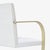 Brno Flat-Bar Chairs in Crème Velvet, Brushed Brass For Sale In New York - Image 6 of 10