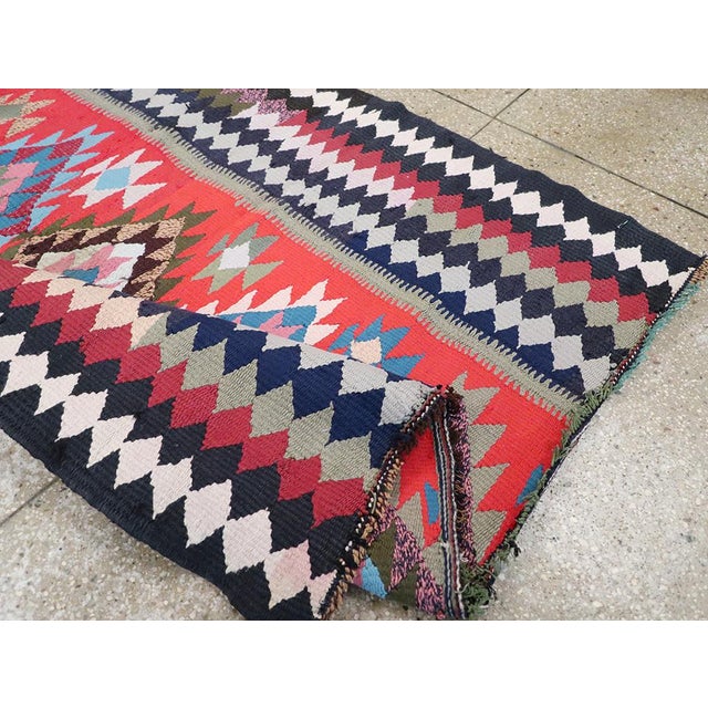 Galerie Shabab Collection Mid-20th Century Persian Flatweave Kilim Rug For Sale - Image 9 of 10