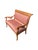 19th Century Neoclassical Empire Revival Rolled Crest Settee in Mauve Silk For Sale - Image 11 of 18