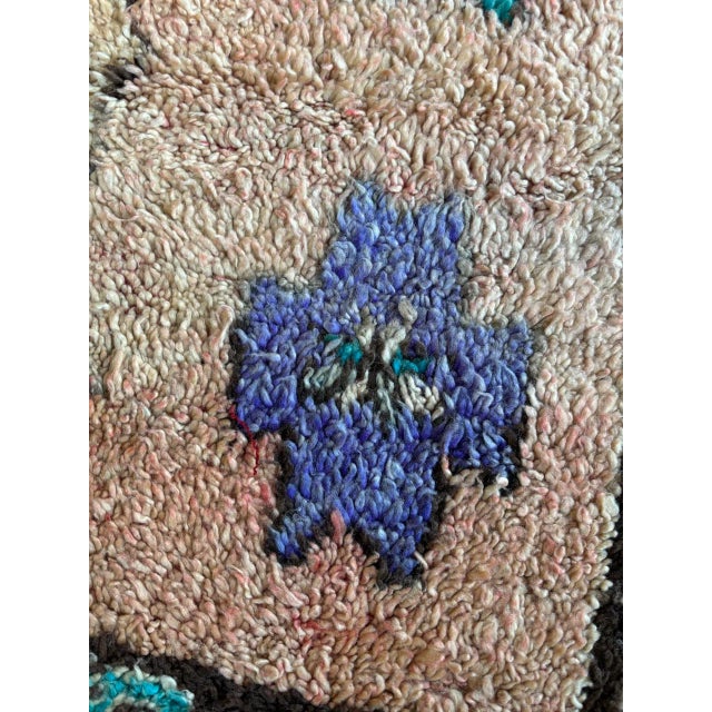 Vintage Boujad Rug in the style of Moroccan For Sale - Image 9 of 10