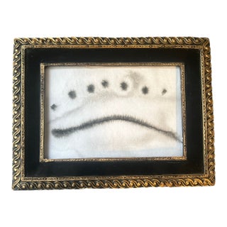 Contemporary Original Black Ink Abstract Watercolor Painting For Sale