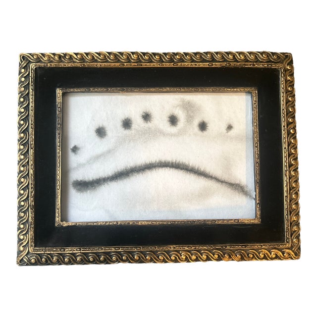 Contemporary Original Black Ink Abstract Watercolor Painting For Sale