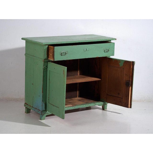 Tyrolean Chest in Green Pine from Amaru For Sale - Image 4 of 12