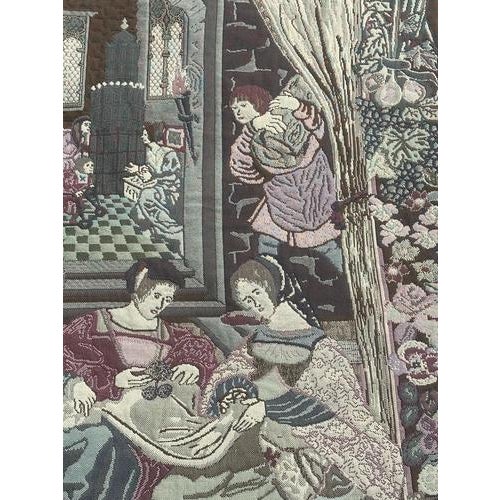 Mid-Century Modern Mid-Century French Aubusson Style Jacquard Tapestry, 1960s For Sale - Image 3 of 18