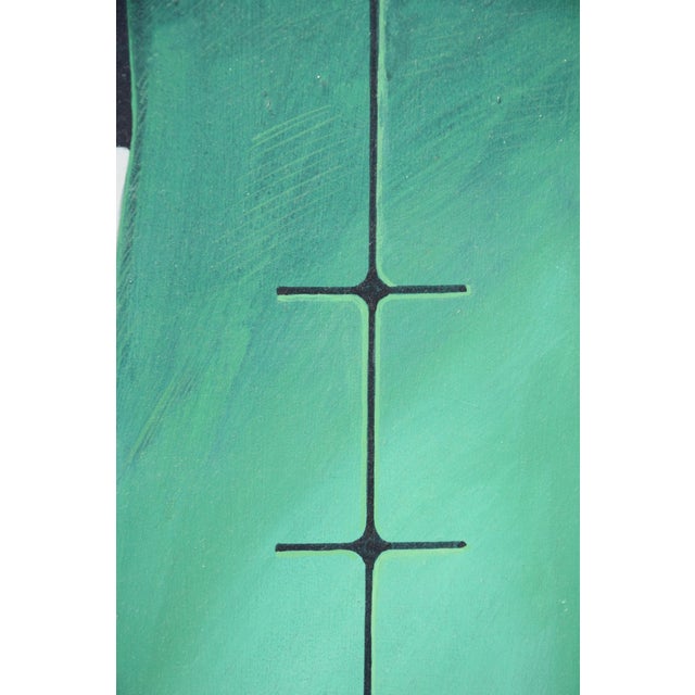 Black Otto Mindhoff, Experimental Station (1978), 1978, Acrylic on Hardboard For Sale - Image 8 of 13