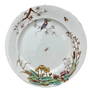 19th Century Plate Vieillard Bordeaux Service Nella