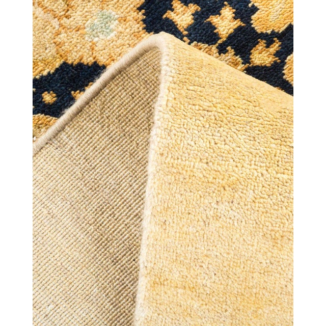 Vintage Traditional Hand Knotted Wool Area Rug, Ivory - 6'0" X 9'5" For Sale In New York - Image 6 of 9