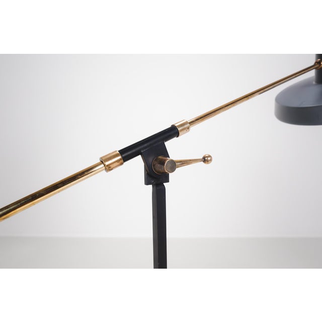 Mid-Century Counterbalance Floor Lamp from Boulanger, Belgium, 1960s For Sale - Image 6 of 14