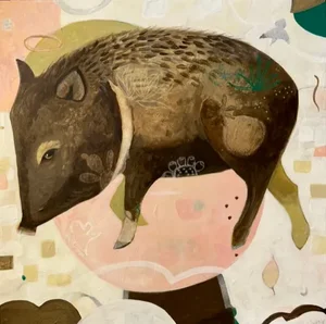 Javelina Angel 2 an Original Painting