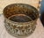 1900 - 1909 Antique French Revival Repoussé Brass Jardinière Cachepot, Embossed Classical Urn Motif Planter C 1890–1915 For Sale - Image 5 of 11