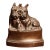 Charming Antique Miniature Scottish Terrier Scottie Dog Animal Statue Sculpture Home Decor For Sale