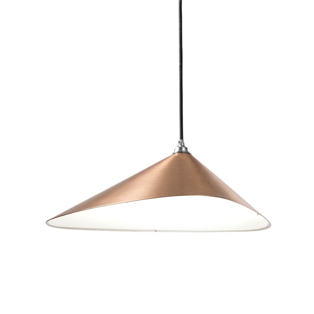 Emily I Pendant Light in Copper Semi-Matte by Daniel Becker for Moss Objects For Sale - Image 4 of 4