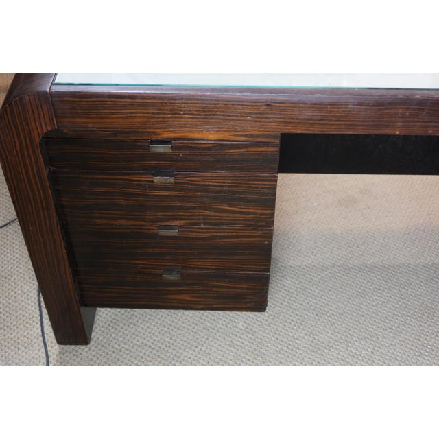Art Deco Style Desk, 1940s For Sale - Image 12 of 15