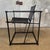 Metal 1990s Post Modern Black Leather and Metal Armchair #1 Attributed to Radbound Van Beekum for Pastoe For Sale - Image 7 of 11