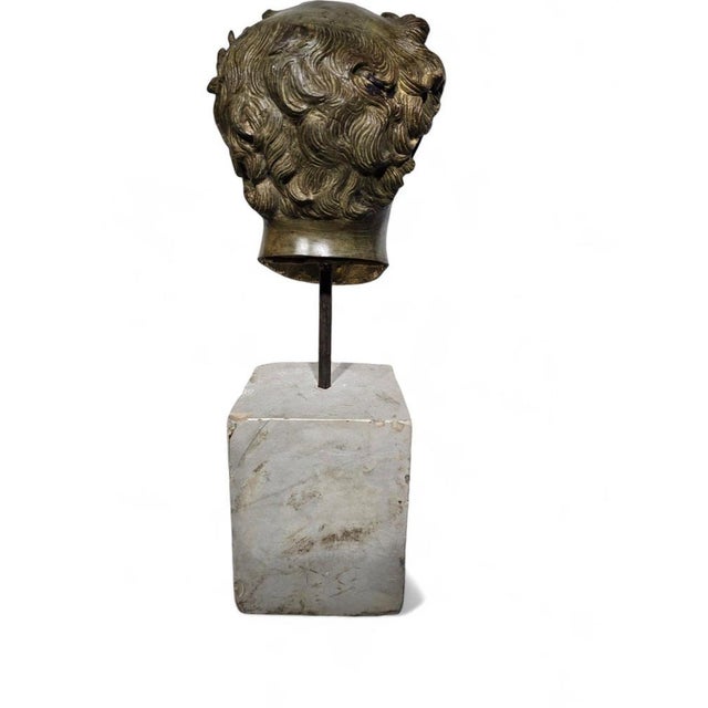 1950s Bronze Head of a Greek Philosopher, 1950s For Sale - Image 5 of 14