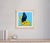 2020s Crow Raven on Yellow Chair, Oil Painting by L Haas For Sale - Image 5 of 6