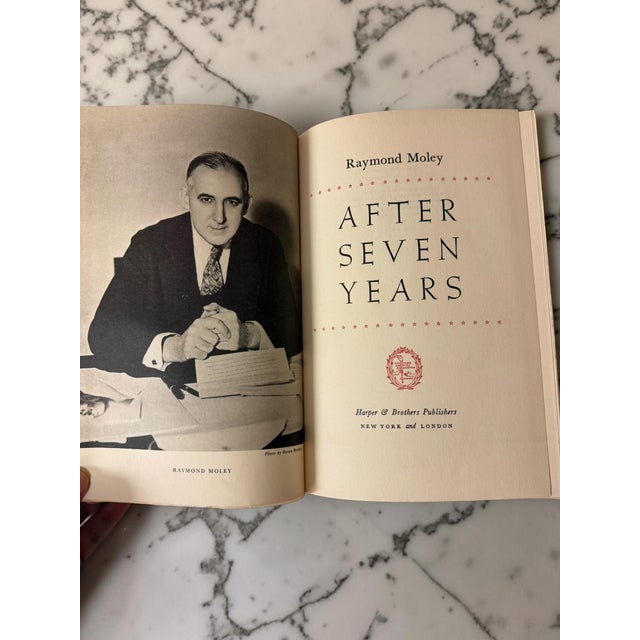 1939 Author Signed and Dated Hardcover Book Raymond Moley After Seven Years For Sale - Image 6 of 15