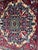 A charming and unusually small antique Feraghan Sarouk rug of fine quality, distinguished by its compact almost-square...