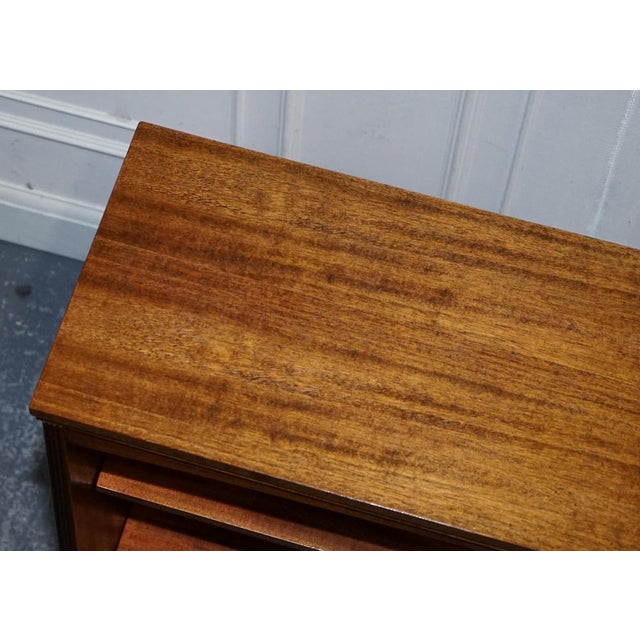 Gold Vintage Dwarf Open Bookcase with Fixed Shelves For Sale - Image 8 of 13