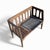 Mid-Century Wood Bench With Black Woven Strap Seat For Sale - Image 14 of 15