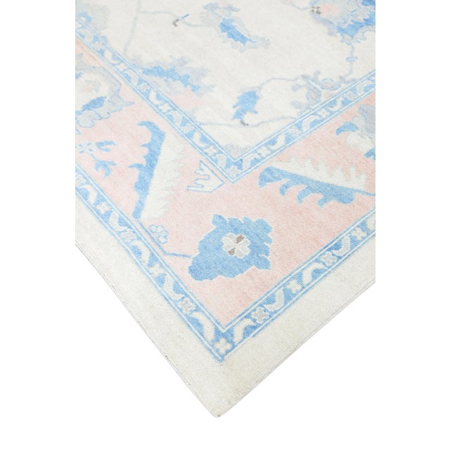 Modern Turkish Oushak Rug 10'1" x 12'11" For Sale In Houston - Image 6 of 10