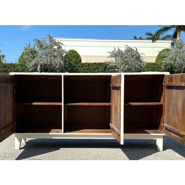 Vintage Hand Carved Credenza For Sale - Image 11 of 12